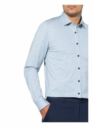 Olymp Luxor 24/7 Jerseyhemd Herren, Blau