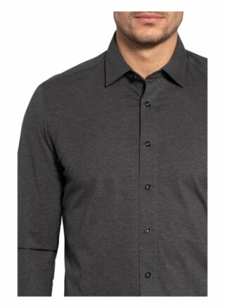 Olymp Luxor 24/7 Jerseyhemd Herren, Grau