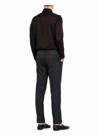 Olymp Luxor 24/7 Jerseyhemd Herren, Schwarz