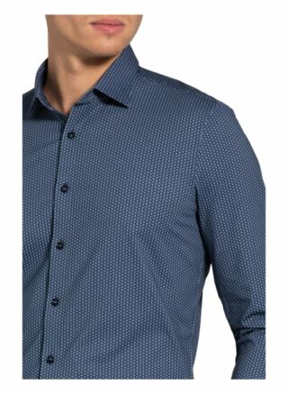 Olymp No. Six 24/7 Jerseyhemd Herren, Blau