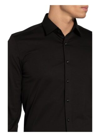 Olymp No. Six 24/7 Jerseyhemd Herren, Schwarz