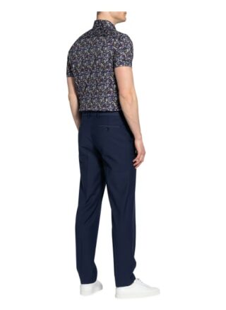 Olymp Level Five 24/7 Kurzarm-Hemd Herren, Blau