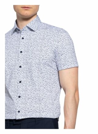 Olymp Level Five 24/7 Kurzarm-Hemd Herren, Blau