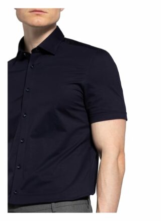 Olymp Level Five 24/7 Kurzarm-Hemd Herren, Blau