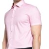 Olymp Level Five 24/7 Kurzarm-Hemd Herren, Pink