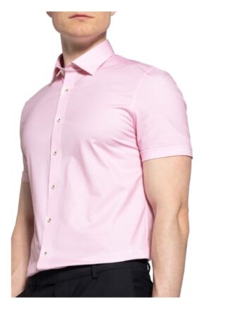 Olymp Level Five 24/7 Kurzarm-Hemd Herren, Pink