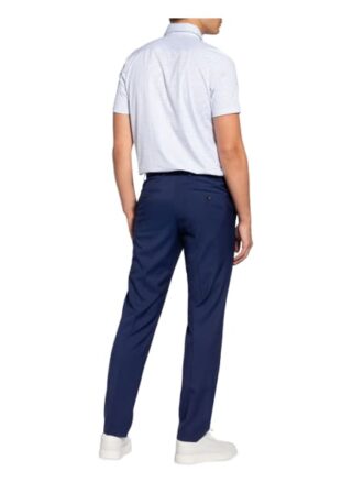 Olymp Luxor 24/7 Kurzarm-Hemd Herren, Blau