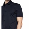 Olymp Luxor 24/7 Kurzarm-Hemd Herren, Blau
