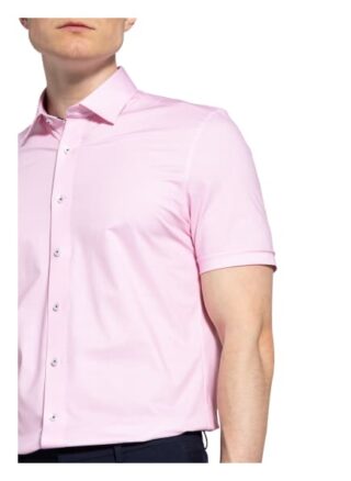 Olymp Kurzarm-Hemd Luxor 24/7 Modern Fit rosa