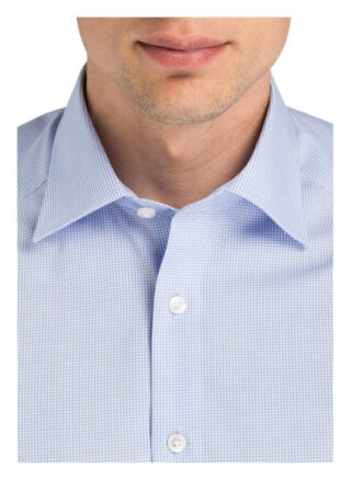 Olymp Luxor Kurzarm-Hemd Herren, Blau