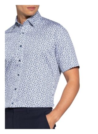 Olymp Luxor Kurzarm-Hemd Herren, Blau