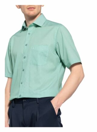 Olymp Kurzarm-Hemd Luxor Modern Fit gruen