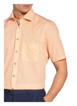Olymp Kurzarm-Hemd Luxor Modern Fit orange