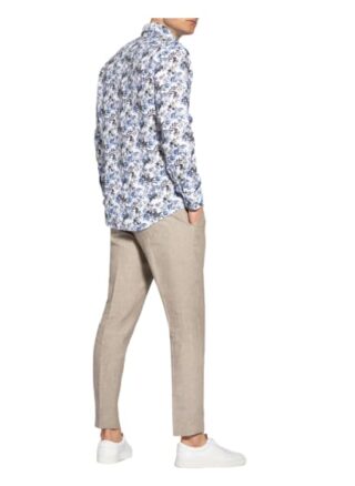 Olymp Leinenhemd Casual Modern Fit weiss