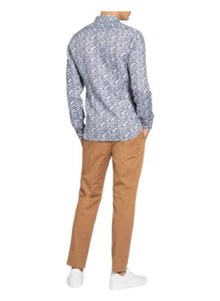 Olymp Leinenhemd Level Five Body Fit blau