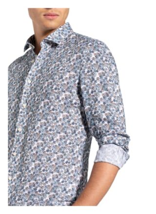 Olymp Leinenhemd Level Five Body Fit blau
