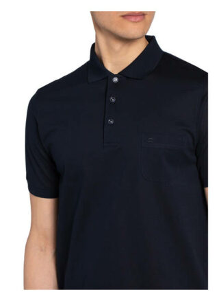 Olymp Pique-Poloshirt Herren, Blau