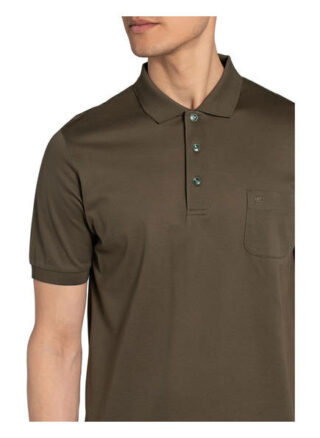 Olymp Piqué-Poloshirt Herren, Grün