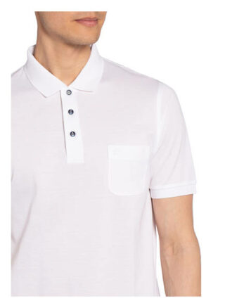 Olymp Pique-Poloshirt Herren, Weiß