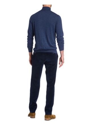 Olymp Rollkragenpullover Herren, Blau