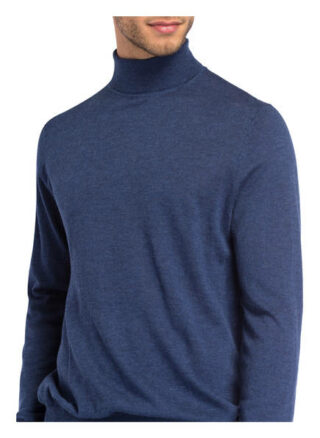 Olymp Rollkragenpullover Herren, Blau