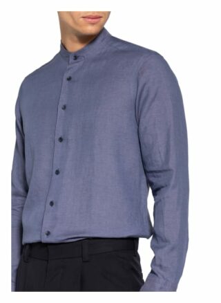 OLYMP SIGNATURE Leinenhemd Herren, Blau