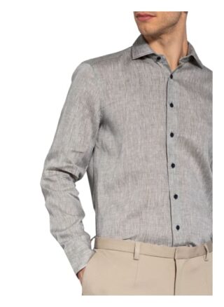 OLYMP SIGNATURE Leinenhemd Herren, Beige