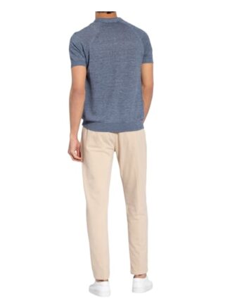 OLYMP SIGNATURE Strick-Poloshirt Herren, Blau