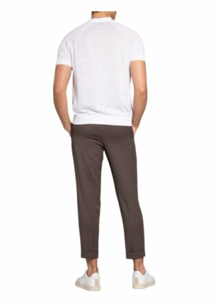 OLYMP SIGNATURE Strick-Poloshirt Herren, Weiß