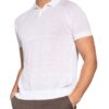 OLYMP SIGNATURE Strick-Poloshirt Herren, Weiß