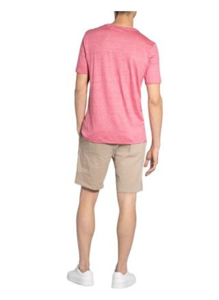 Olymp T-Shirt Aus Leinen pink