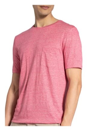 Olymp T-Shirt Aus Leinen pink