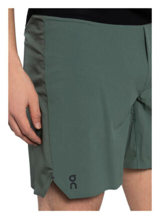 On Laufshorts Mit Mesh-Einsatz gruen