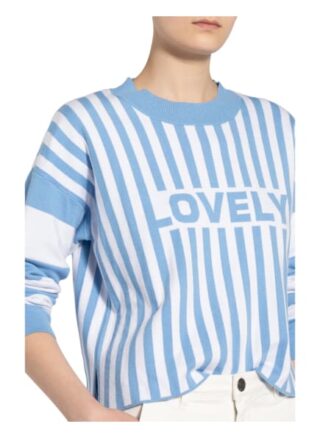 One More Story Pullover blau