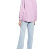 Only Overshirt Aus Cord violett