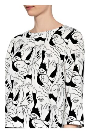 Opus Blusenshirt Falesha Mit 3/4-Arm weiss
