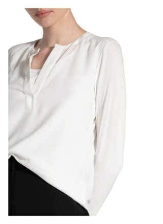 Opus Blusenshirt Falli Im Materialmix weiss