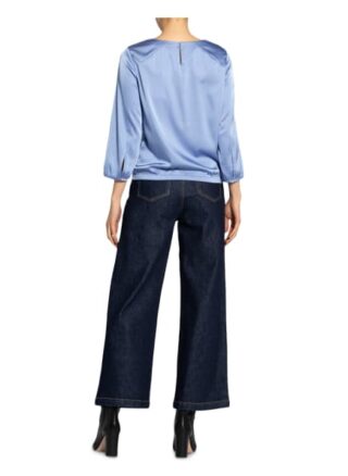 Opus Blusenshirt Fanoka Mit 3/4-Arm blau