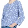 Opus Blusenshirt Ferusa Mit 3/4-Arm blau