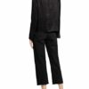 Opus Blusenshirt Flisse schwarz