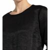 Opus Blusenshirt Flisse schwarz