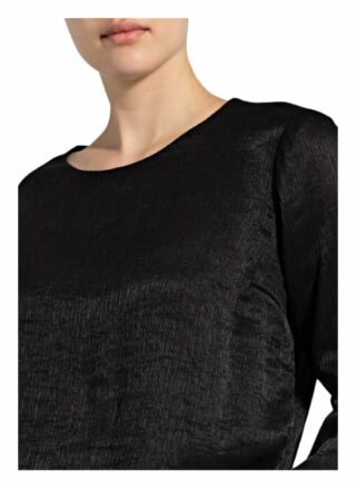 Opus Blusenshirt Flisse schwarz