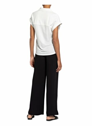 Opus Piqué-Blusenshirt Silou weiss