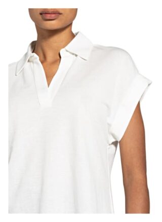 Opus Piqué-Blusenshirt Silou weiss