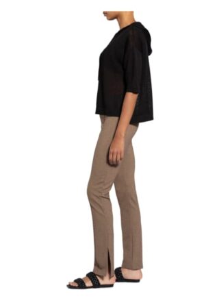 Opus Pullover Pipanello Mit Leinen Und 3/4-Arm schwarz