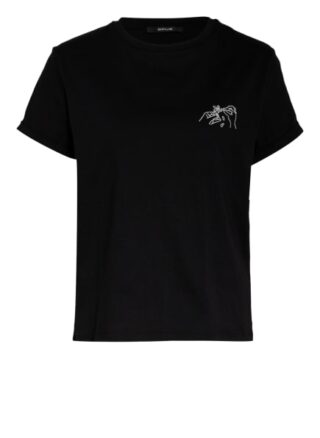 Opus T-Shirt Slowo schwarz