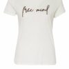 Opus T-Shirt Soi Mind weiss
