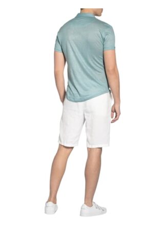 Orlebar Brown Jersey-Polohshirt Aus Leinen blau