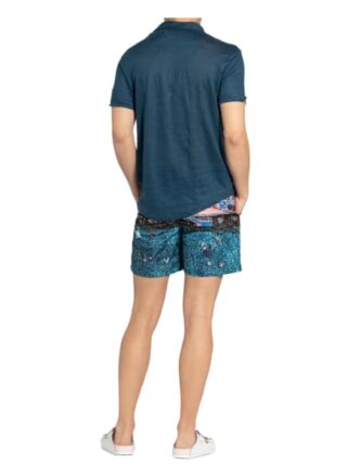 Orlebar Brown Jersey-Poloshirt Aus Leinen blau