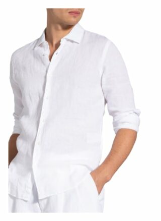 Orlebar Brown Leinenhemd Giles Regular Fit weiss